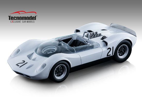 Immagine di MCLAREN ELVA MARK 1 N.21 GUARD TROPHY BRAND HATCH 1965 G.HILL 1:18