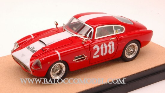 Immagine di FIAT 8V VIGNALE N.208 4th RALLY SESTRIERE 1959 CANAPARO-MARSOGLIO 1:43