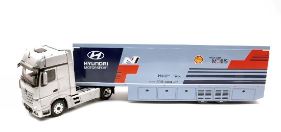 Immagine di MERCEDES ACTROS MP4 HYUNDAI MOTORSPORT 2019
WRC TRANSPORT 1:43