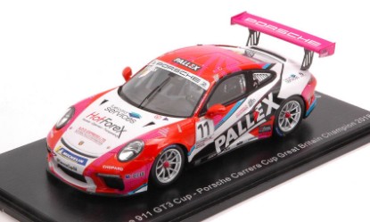 Immagine di PORSCHE 911 GT3 N.11 CARRERA CUP GREAT BRITAIN CHAMP.2018 T.ELINAS 1:43