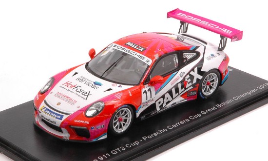 Immagine di PORSCHE 911 GT3 N.11 CARRERA CUP GREAT BRITAIN CHAMP.2018 T.ELINAS 1:43