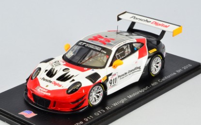 Immagine di PORSCHE 911 GT3 8H CALIFORNIA 2018 DUMAS-MAKOWIECKI-WERNER 1:43