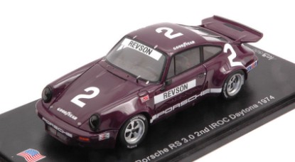 Immagine di PORSCHE RS 3.0 N.2 2nd IROC DAYTONA 1974 PETER REVSON 1:43