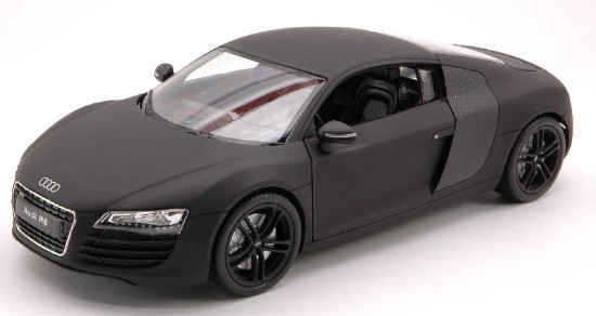 Immagine di AUDI R 8 2007 MATT BLACK 1:24