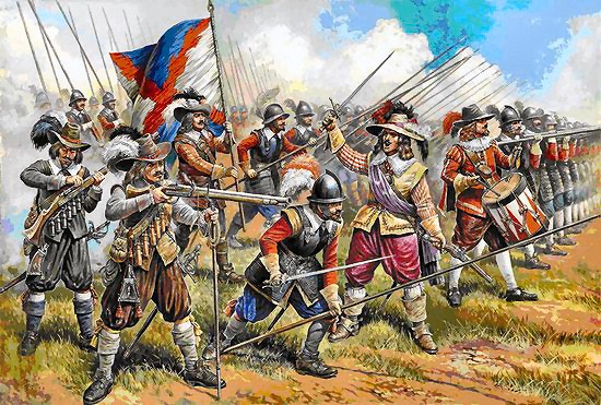 Immagine di AUSTRIAN MUSKETEERS AND PIKEMEN KIT 1:72