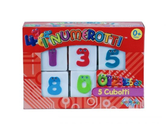 Immagine di NUMEROTTI GOMMOLOSI CUBI PZ.5