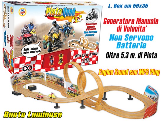 Immagine di PISTA QUAD m 5,3 C/GENERATORE MANUALE