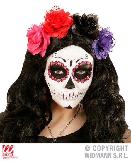 Immagine di MOLLETTA PER CAPELLI C/ROSA ROSSA C/GLITTER