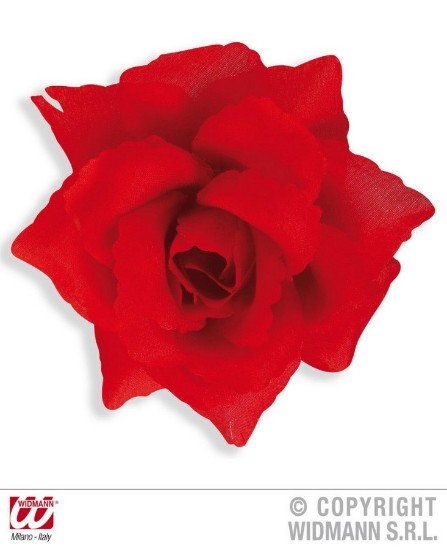 Immagine di MOLLETTA PER CAPELLI C/ROSA ROSSA