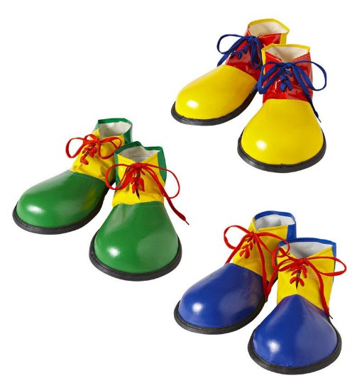 Immagine di SCARPE CLOWN ASS.3 COL.MIS.ADULTO