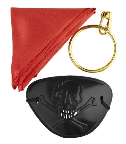 Immagine di PIRATA SET (BANDANA BENDA ORECCHINO)