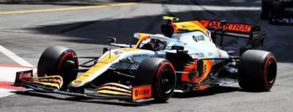 Immagine di MC LAREN MCL35M LANDO NORRIS 2021 N.4 3rd MONACO GP N.3 BOARD 1:43