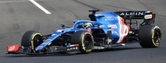 Immagine di ALPINE A521 FERNANDO ALONSO 2021 N.14 HUNGARIAN GP 1:43