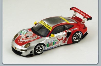 Immagine di PORSCHE 997 RSR N.80 49th LM 2012 BERGMEISTER-HOLZER-LONG 1:18