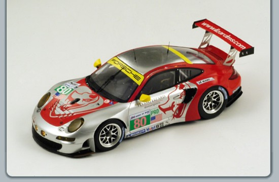 Immagine di PORSCHE 997 RSR N.80 49th LM 2012 BERGMEISTER-HOLZER-LONG 1:18