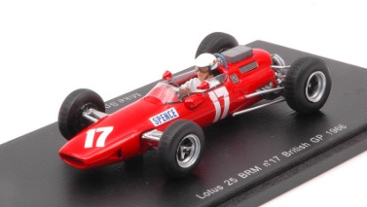 Immagine di LOTUS 25 BRM M.SPENCE 1966 N.17 RETIRED BRITISH GP 1:43