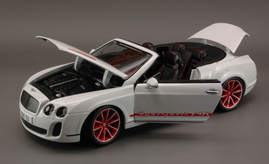 Immagine di BENTLEY CONTINENTAL SUPERSPORT CONVERTIBLE ISR 2010 WHITE 1:18