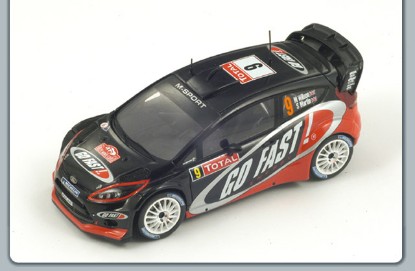 Immagine di FORD FIESTA RS N.9 11th MONTE CARLO 2012 WILSON-MARTIN 1:43