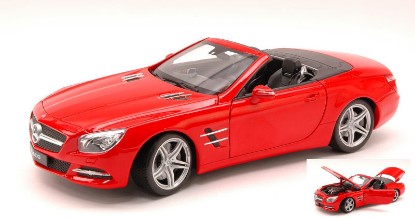 Immagine di MERCEDES SL500 (R231) CONVERTIBLE 2012 RED 1:18