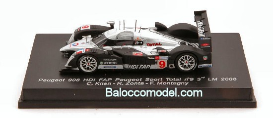 Immagine di PEUGEOT 908 HDI N.9 3rd LM 08 1:87