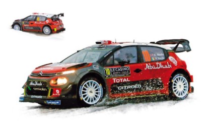 Immagine di CITROEN C3 WRC N.10 4th MONTE CARLO 2018 K.MEEKE-P.NAGLE 1:18