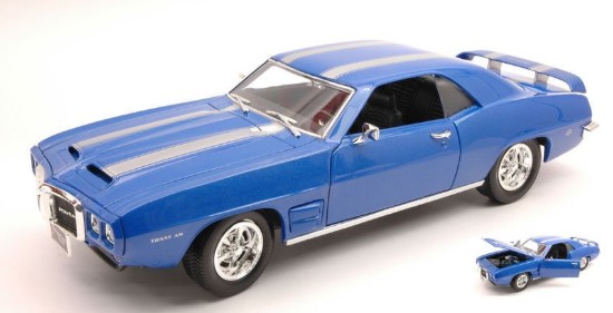 Immagine di PONTIAC FIREBIRD TRANS AM 1969 BLUE MET.1:18