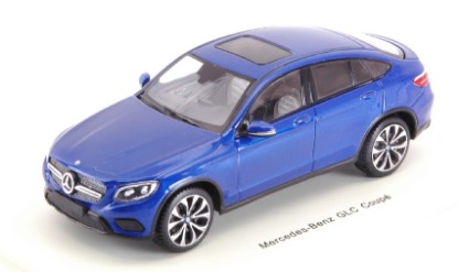 Immagine di MERCEDES GLC COUPE  2016 BRILLIANT BLUE METALLIC 1:43