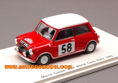 Immagine di MORRIS COOPER N.58 MONTE CARLO 1963 1:43