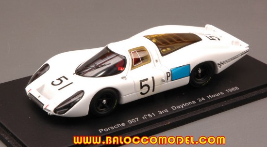 Immagine di PORSCHE 908 N.51 3rd DAYTONA 1968 SCHLESSER-BUZZETTA 1:43