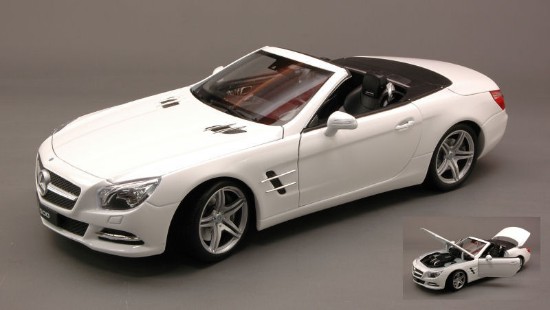 Immagine di MERCEDES SL500 (R231) CONVERTIBLE 2012 WHITE 1:18