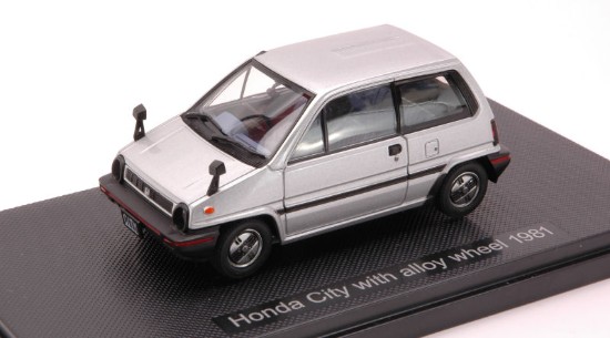 Immagine di HONDA CITY W/ALLOY WHEEL 1981SILVER 1:43