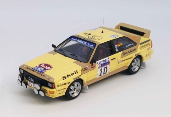 Immagine di AUDI QUATTRO N.10 4th RAC RALLY 1983 LAMPI-KUKKALA 1:43