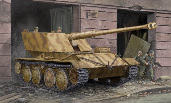 Immagine di CARRO KRUPP ARDELT WAFFENTRAGER 88 mm PAK-43 KIT 1:35