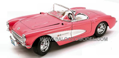 Immagine di CORVETTE 1957 PINK MADE IN ITALY 1:18