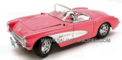 Immagine di CORVETTE 1957 PINK MADE IN ITALY 1:18