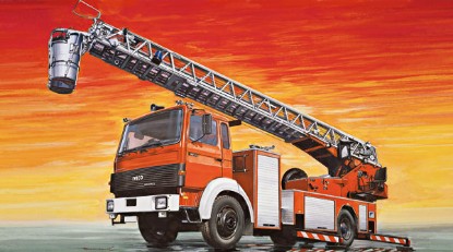Immagine di FIRE LADDER TRUCK IVECO MAGIRUS KIT 1:24
