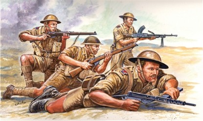 Immagine di WW II BRITISH 8th ARMY KIT 1:72