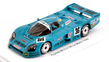 Immagine di TOYOTA 86 C N.36 36th LE MANS 1986 LEES-NAKAJIMA-SEKIYA 1:43 REPROD.