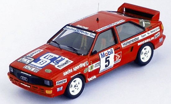 Immagine di AUDI QUATTRO N.5 3rd STADTE RALLY 1986 SCHIMDTKE-KUSKEN 1:43