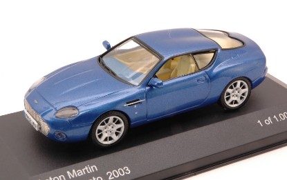 Immagine di ASTON MARTIN DB 7 VANTAGE ZAGATO 2003 MET.BLUE 1:43