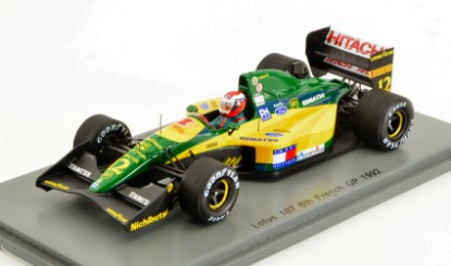 Immagine di LOTUS 107 JOHNNY HERBERT 1992 N.12 6th FRENCH GP 1:43