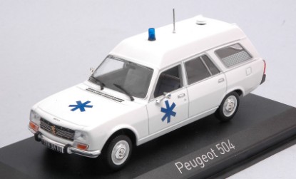 Immagine di PEUGEOT 504 BREAK 1979 "AMBULANCE" 1:43