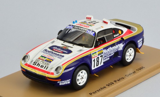 Immagine di PORSCHE 959 N.187 PARIS-DAKAR 1986 R.KUSSMAUL-W.UNGER 1:43