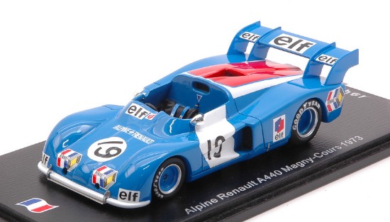 Immagine di ALPINE RENAULT A440 N.19 MAGNY COURS 1973 JEAN-PIERRE JABOUILLE 1:43