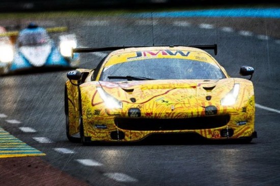 Immagine di FERRARI 488 GTE JMW MOTORSPORT N.84 2nd LM 2019 SEGAL-BAPTISTA-LU 1:43