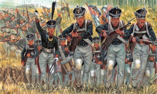 Immagine di RUSSIAN INFANTRY NAPOLEON WARS KIT 1:72