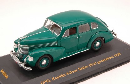 Immagine di OPEL KAPITAN 4 DOORS SEDAN FIRST GENERATION 1939 GREEN 1:43