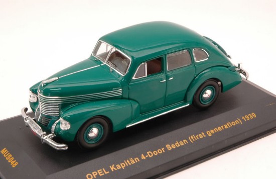 Immagine di OPEL KAPITAN 4 DOORS SEDAN FIRST GENERATION 1939 GREEN 1:43