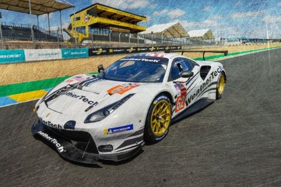 Immagine di FERRARI 488 GTE WEATHER TECH N.62 3rd LM 2019 MACNEIL-SMITH-VILAND.1:43