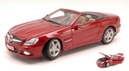 Immagine di MERCEDES SL-550 2009 AMARANTH RED 1:18